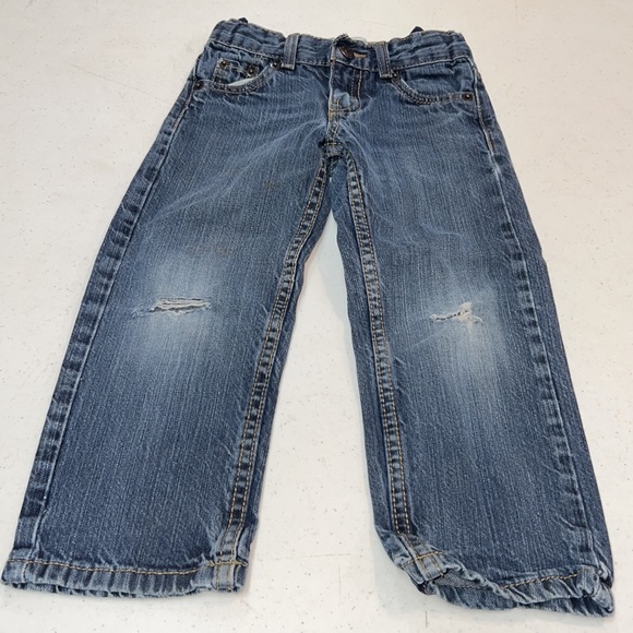 Levi’s 505 Regular fit Boys Adjustable Waist Jeans - Picture 3 of 5